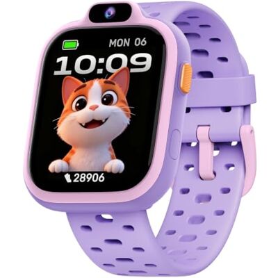 BIGGERFIVE Reloj Inteligente Niños Niñas 3-14, 1,8" Pulsera Actividad Podómetro, Frecuencia Cardíaca, Resistente al Agua IP68, Monitor de Sueño, Despertador, Juegos, Música, vídeos y fotos BIGGERFIVE Reloj Inteligente Niños Niñas 3-14, 1,8" Pulsera Actividad Podómetro, Frecuencia Cardíaca, Resistente al Agua IP68, Monitor de Sueño, Despertador, Juegos, Música, vídeos y fotos