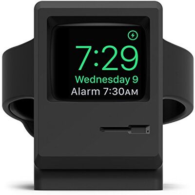 elago W3 Soporte para Cargador de Apple Watch, Admite Modo Reloj de Mesa Compatible con Soporte para Cargador de Apple Watch, Modo Reloj de Mesa, Diseño Retro, Nostalgia, Elegante (Negro) elago W3 Soporte para Cargador de Apple Watch, Admite Modo Reloj de Mesa Compatible con Soporte para Cargador de Apple Watch, Modo Reloj de Mesa, Diseño Retro, Nostalgia, Elegante (Negro)