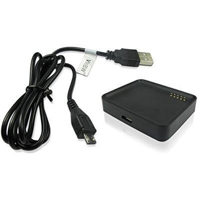 vhbw Estación de Carga USB Compatible con LG Smart Watch W100 smartwatch Base con cable de carga negro vhbw Estación de Carga USB Compatible con LG Smart Watch W100 smartwatch Base con cable de carga negro