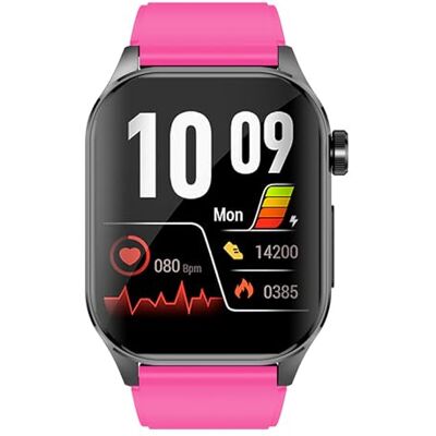 Knauermann Negro – Reloj Sanitario Inteligente con función telefónica – sensores OSRAM – función ECG + HRV – BT Bluetooth – apnea del sueño – presión Arterial – Correa de Silicona, Knauermann Negro – Reloj Sanitario Inteligente con función telefónica – sensores OSRAM – función ECG + HRV – BT Bluetooth – apnea del sueño – presión Arterial – Correa de Silicona,