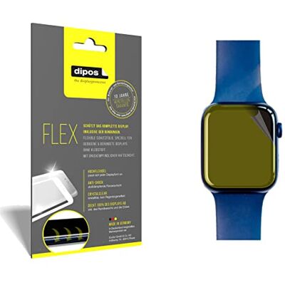 dipos FLEX 3x Protector de Pantalla claro para Apple Watch Series 7 (41mm) dipos FLEX 3x Protector de Pantalla claro para Apple Watch Series 7 (41mm)