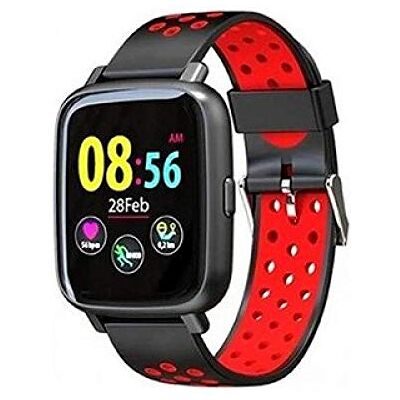 Billow Technology Reloj Digital para Unisex Adultos, Color Negro/Rojo Billow Technology Reloj Digital para Unisex Adultos, Color Negro/Rojo