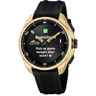 Lotus Smartwatch Hombre Híbrido Connected Full D Negro y Dorado Lotus Smartwatch Hombre Híbrido Connected Full D Negro y Dorado