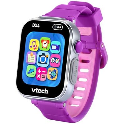 VTech KidiZoom Smartwatch DX4, Color Frambuesa, Cámara Dual para Fotos y Selfies, Juegos, Podómetro, Pantalla Vertical a Color, Reproductor de música, Versión ESP VTech KidiZoom Smartwatch DX4, Color Frambuesa, Cámara Dual para Fotos y Selfies, Juegos, Podómetro, Pantalla Vertical a Color, Reproductor de música, Versión ESP