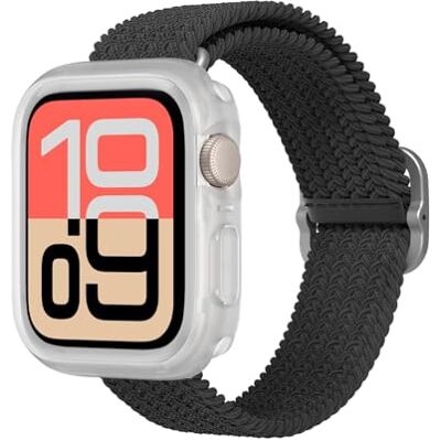 RhinoShield Funda Bumper para Apple Watch SE & Series 6/5 / 4 44 mm Funda protectora de perfil delgado, estructura ligera y material de alta absorción de impactos. RhinoShield Funda Bumper para Apple Watch SE & Series 6/5 / 4 44 mm Funda protectora de perfil delgado, estructura ligera y material de alta absorción de impactos.