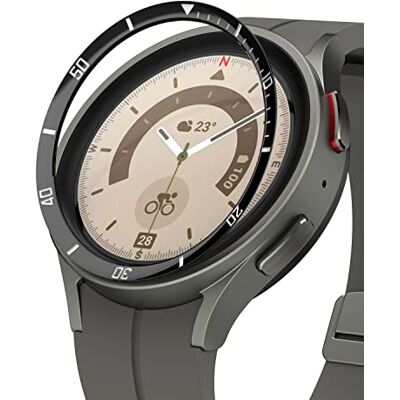 Ringke Inner Bezel Styling Compatible con Protector Samsung Galaxy Watch 5 Pro (2022) Funda Interna Adhesiva Acero Inoxidable para Reloj Bisel 45-IN-02 (ST) Black Ringke Inner Bezel Styling Compatible con Protector Samsung Galaxy Watch 5 Pro (2022) Funda Interna Adhesiva Acero Inoxidable para Reloj Bisel 45-IN-02 (ST) Black