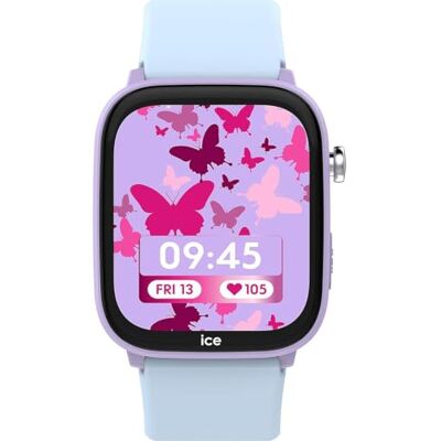 ICE-WATCH ICE smart junior 3.0 Find My Purple Soft blue Reloj conectado geolocalizable morado para Niña con Correa de silicona (1.75 pulgadas) ICE-WATCH ICE smart junior 3.0 Find My Purple Soft blue Reloj conectado geolocalizable morado para Niña con Correa de silicona (1.75 pulgadas)