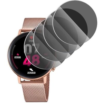 KARYLAX (4 piezas protector de pantalla antiespía de cristal flexible, antiarañazos, protector de privacidad para reloj inteligente Lotus SMARTIME 50036/1 (pack x4) KARYLAX (4 piezas protector de pantalla antiespía de cristal flexible, antiarañazos, protector de privacidad para reloj inteligente Lotus SMARTIME 50036/1 (pack x4)