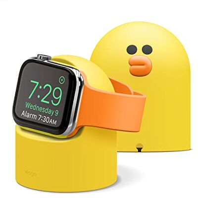 elago Line Friends W2 Soporte de Cargador para Apple Watch Ultra4/Ultra3/Ultra2/Ultra/12/11/10/9/8/7/6/5/4/3/2/1/SE3/SE2/SE1, 49/46/45/44/42/41/40/38mm (SALLY) elago Line Friends W2 Soporte de Cargador para Apple Watch Ultra4/Ultra3/Ultra2/Ultra/12/11/10/9/8/7/6/5/4/3/2/1/SE3/SE2/SE1, 49/46/45/44/42/41/40/38mm (SALLY)