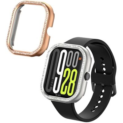 kwmobile Protector Reloj Inteligente Compatible con Xiaomi Redmi Watch 4 / Watch 5 / Watch 5 eSIM Protector Pantalla Reloj 2X Carcasa Antigolpes para Esfera Smartwatch Plata/Oro Rosa kwmobile Protector Reloj Inteligente Compatible con Xiaomi Redmi Watch 4 / Watch 5 / Watch 5 eSIM Protector Pantalla Reloj 2X Carcasa Antigolpes para Esfera Smartwatch Plata/Oro Rosa