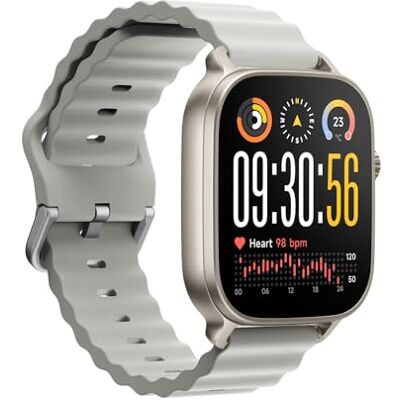 realme Watch 5 Smartwatch, Llamadas Bluetooth, Pantalla AMOLED de 1,97 Pulgadas, autonomía de 14 días, NFC, GPS, IP68, Monitor de Ritmo cardíaco, sueño, podómetro, 110+ Modos Fitness realme Watch 5 Smartwatch, Llamadas Bluetooth, Pantalla AMOLED de 1,97 Pulgadas, autonomía de 14 días, NFC, GPS, IP68, Monitor de Ritmo cardíaco, sueño, podómetro, 110+ Modos Fitness