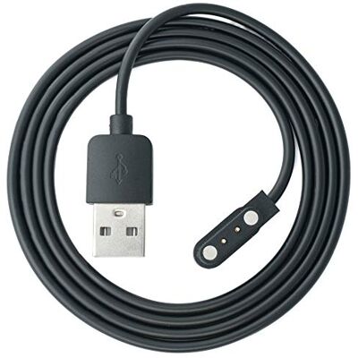 SYSTEM-S Cable de carga USB 2.0, color negro para Xiaomi IMILAB KW66 SYSTEM-S Cable de carga USB 2.0, color negro para Xiaomi IMILAB KW66