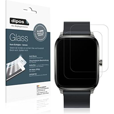 dipos 2x Protector de Pantalla 9H mate para Haylou GST Smartwatch dipos 2x Protector de Pantalla 9H mate para Haylou GST Smartwatch