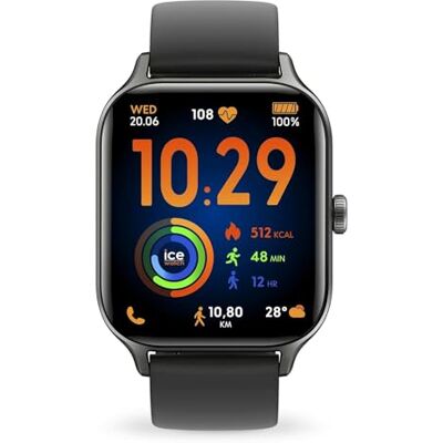 ICE-WATCH Ice fit RT 3.0 Black Reloj Deportivo Inteligente Negro para Hombre con Correa de Silicona (1,97 Pulgadas) GPS Integrado, monitorización cardíaca ICE-WATCH Ice fit RT 3.0 Black Reloj Deportivo Inteligente Negro para Hombre con Correa de Silicona (1,97 Pulgadas) GPS Integrado, monitorización cardíaca