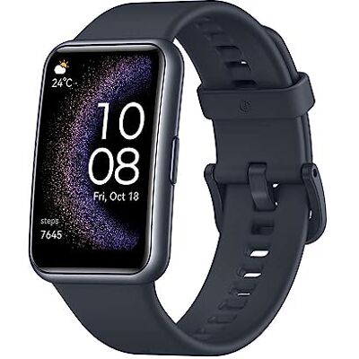 Huawei Watch FIT Special Edition, Pantalla AMOLED HD de 1,64 Pulgadas,Seguimiento Científico del Sueño, GPS Integrado, Batería Larga Duración, Compatible con Android e iOS, Negro+AP52 Huawei Watch FIT Special Edition, Pantalla AMOLED HD de 1,64 Pulgadas,Seguimiento Científico del Sueño, GPS Integrado, Batería Larga Duración, Compatible con Android e iOS, Negro+AP52