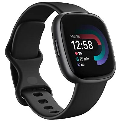 Fitbit Google Versa 4, el smartwatch Que te Ayuda a ponerte en Forma, con 3 Meses de suscripción al Servicio Google Health Premium incluidos, hasta 6 días de batería, Negro/Aluminio Grafito Fitbit Google Versa 4, el smartwatch Que te Ayuda a ponerte en Forma, con 3 Meses de suscripción al Servicio Google Health Premium incluidos, hasta 6 días de batería, Negro/Aluminio Grafito