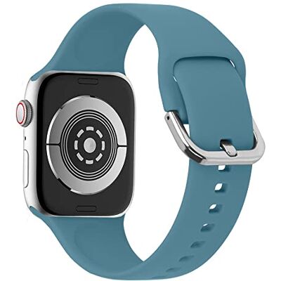 lopolike Compatible con Apple Watch Band 44 mm para mujer/hombre, correa de repuesto de silicona suave para Apple Watch Series 8/7/iWatch Series 8 7 6 5 4 2 1 SE, Black2, Black2., 44mm, Clásico lopolike Compatible con Apple Watch Band 44 mm para mujer/hombre, correa de repuesto de silicona suave para Apple Watch Series 8/7/iWatch Series 8 7 6 5 4 2 1 SE, Black2, Black2., 44mm, Clásico