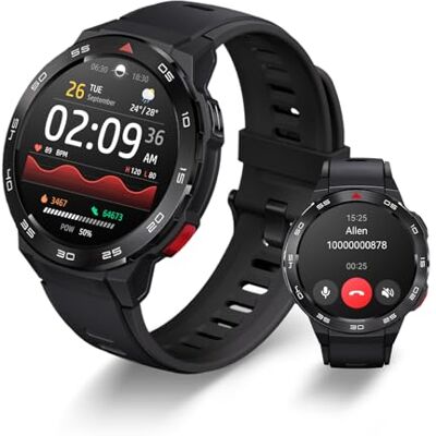 Mibro GS Pro Reloj Inteligente Hombre para Correr con GPS, Negro Pantalla AMOLED 1.43", Llamada Bluetooth, 5ATM Impermeable, Altímetro, Brújula, 105 Modos Deportivos, para Android iOS Mibro GS Pro Reloj Inteligente Hombre para Correr con GPS, Negro Pantalla AMOLED 1.43", Llamada Bluetooth, 5ATM Impermeable, Altímetro, Brújula, 105 Modos Deportivos, para Android iOS