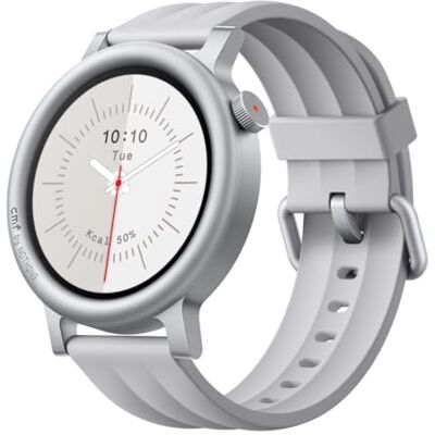 CMF BY NOTHING Watch 3 Pro – Reloj Inteligente con Pantalla AMOLED 1,43", 13 Días de Batería, GPS de Doble Banda, Llamadas Bluetooth con IA, Control de Ritmo Cardíaco y Sueño – Gris Claro CMF BY NOTHING Watch 3 Pro – Reloj Inteligente con Pantalla AMOLED 1,43", 13 Días de Batería, GPS de Doble Banda, Llamadas Bluetooth con IA, Control de Ritmo Cardíaco y Sueño – Gris Claro