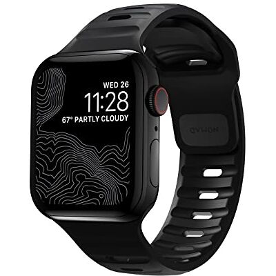 NOMAD Correa deportiva V2 para Apple Watch 42/44/45/49 mm Correa de reloj duradera e impermeable NOMAD Correa deportiva V2 para Apple Watch 42/44/45/49 mm Correa de reloj duradera e impermeable