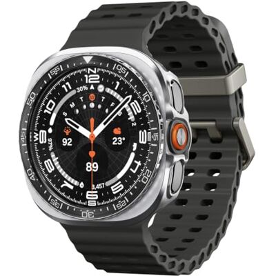 Spigen Funda Bezel Tune Pro para Samsung Galaxy Watch Ultra 2 47 mm Protector de bisel de acero inoxidable con funda de PC para cobertura total de 360°, Modelos 2026 Negro Spigen Funda Bezel Tune Pro para Samsung Galaxy Watch Ultra 2 47 mm Protector de bisel de acero inoxidable con funda de PC para cobertura total de 360°, Modelos 2026 Negro