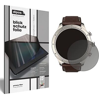 dipos Protector de Pantalla Antiespía para Zepp Z Smartwatch Película protectora mate, filtro de privacidad 4 vías, ajuste perfecto, antiarañazos, sin burbujas, autoadhesivo dipos Protector de Pantalla Antiespía para Zepp Z Smartwatch Película protectora mate, filtro de privacidad 4 vías, ajuste perfecto, antiarañazos, sin burbujas, autoadhesivo