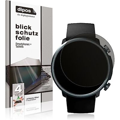 dipos Protector de Pantalla Antiespía para Mibro Watch A1 Película protectora mate, filtro de privacidad 4 vías, ajuste perfecto, antiarañazos, sin burbujas, autoadhesivo dipos Protector de Pantalla Antiespía para Mibro Watch A1 Película protectora mate, filtro de privacidad 4 vías, ajuste perfecto, antiarañazos, sin burbujas, autoadhesivo