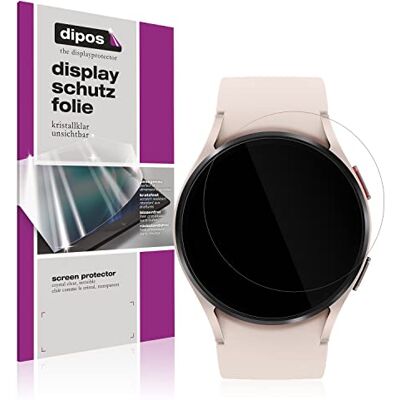 dipos 1x Protector de Pantalla claro para Samsung Galaxy Watch 5 (40mm) Transparente, ajuste perfecto, antiarañazos, sin burbujas, apto para fundas, compatible con huellas dactilares, autoadhesivo dipos 1x Protector de Pantalla claro para Samsung Galaxy Watch 5 (40mm) Transparente, ajuste perfecto, antiarañazos, sin burbujas, apto para fundas, compatible con huellas dactilares, autoadhesivo