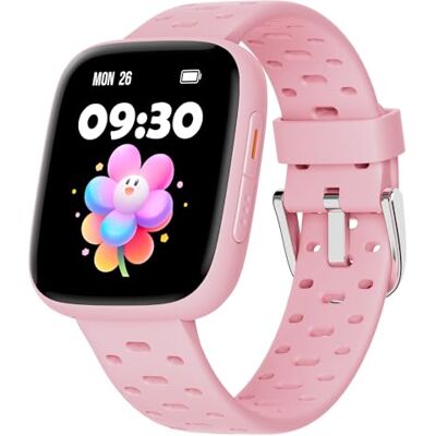 BIGGERFIVE Reloj Inteligente Niños Niñas, 1,8" Amoled Pulsera Actividad BIGGERFIVE Reloj Inteligente Niños Niñas, 1,8" Amoled Pulsera Actividad