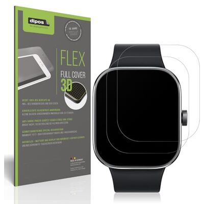 dipos FLEX 2x Protector de Pantalla mate para Xiaomi Redmi Watch 4 dipos FLEX 2x Protector de Pantalla mate para Xiaomi Redmi Watch 4