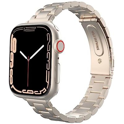 MoKo Correa Delgada Metal Compatible Apple Watch SE3/2/1,S11/10/9/8/7/6/5 MoKo Correa Delgada Metal Compatible Apple Watch SE3/2/1,S11/10/9/8/7/6/5