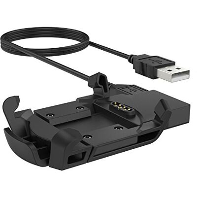 MoKo Cargador USB-A para Garmin Fenix 3 HR Fenix 3 Quatix 3 Reloj MoKo Cargador USB-A para Garmin Fenix 3 HR Fenix 3 Quatix 3 Reloj