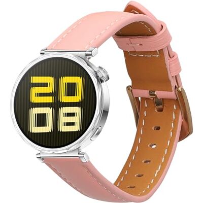 kwmobile Correa compatible con Huawei Watch GT5 41mm / GT5 Pro 42mm / Watch GT4 41mm Pulsera de piel auténtica kwmobile Correa compatible con Huawei Watch GT5 41mm / GT5 Pro 42mm / Watch GT4 41mm Pulsera de piel auténtica