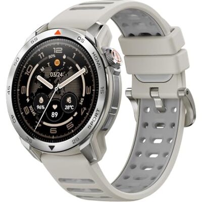 Mibro GS Pro 2 Smartwatch Hombre Correr, GPS, Batería de 20 Días, Beige Pantalla AMOLED 1.43'', Cuerpo de Acero Inoxidable, Smartwatch Padel, 150 Deportes, Llamadas Bluetooth, para iOS Android Mibro GS Pro 2 Smartwatch Hombre Correr, GPS, Batería de 20 Días, Beige Pantalla AMOLED 1.43'', Cuerpo de Acero Inoxidable, Smartwatch Padel, 150 Deportes, Llamadas Bluetooth, para iOS Android
