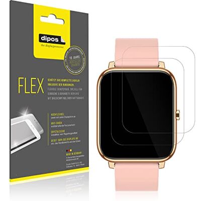 dipos I 2X Protector de Pantalla Compatible con Kalinco CS201C Smartwatch Cobertura 100% para Pantalla I 3D Full Cover láminas Protectoras dipos I 2X Protector de Pantalla Compatible con Kalinco CS201C Smartwatch Cobertura 100% para Pantalla I 3D Full Cover láminas Protectoras