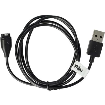 vhbw Cable de Carga USB Compatible con Garmin Approach S62, D2 Charlie/Delta, Approach S60 smartwatch Estación Carga Negro, 100 cm vhbw Cable de Carga USB Compatible con Garmin Approach S62, D2 Charlie/Delta, Approach S60 smartwatch Estación Carga Negro, 100 cm