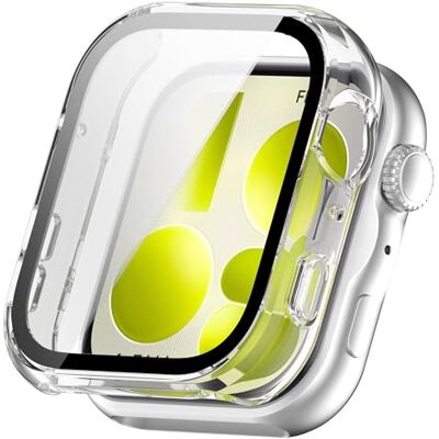 Wigento Funda para Huawei Watch Fit 5, carcasa completa con protector de pantalla integrado, carcasa de PC resistente a los golpes (transparente) Wigento Funda para Huawei Watch Fit 5, carcasa completa con protector de pantalla integrado, carcasa de PC resistente a los golpes (transparente)