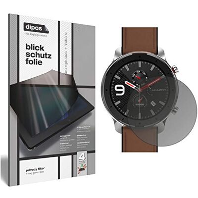 dipos Protector de Pantalla Antiespía para Amazfit GTR 42mm Smartwatch dipos Protector de Pantalla Antiespía para Amazfit GTR 42mm Smartwatch