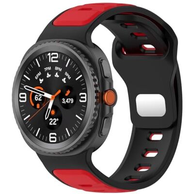 Wigento Correa de silicona para Samsung Galaxy Watch 9/8/8 Classic con cierre rápido Wigento Correa de silicona para Samsung Galaxy Watch 9/8/8 Classic con cierre rápido
