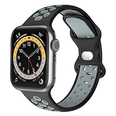 VIGTMO Compatible with Apple Watch Band 38 mm 40 mm 41 mm Replacement Band Compatible with Apple Watch SE Series 7 6 5 4 3 2 1(gris oscuro) VIGTMO Compatible with Apple Watch Band 38 mm 40 mm 41 mm Replacement Band Compatible with Apple Watch SE Series 7 6 5 4 3 2 1(gris oscuro)