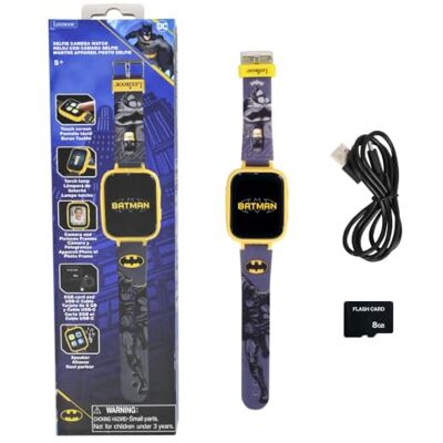 LEXIBOOK , Batman, Reloj con Cámara, Pantalla táctil HD, cámara, MP3, altavoz, podómetro, 5 juegos LEXIBOOK , Batman, Reloj con Cámara, Pantalla táctil HD, cámara, MP3, altavoz, podómetro, 5 juegos