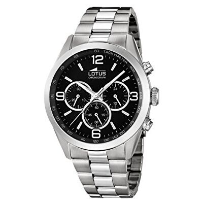 Lotus Reloj Hombre Analógico de Acero Inoxidable 316l Plateado Lotus Reloj Hombre Analógico de Acero Inoxidable 316l Plateado