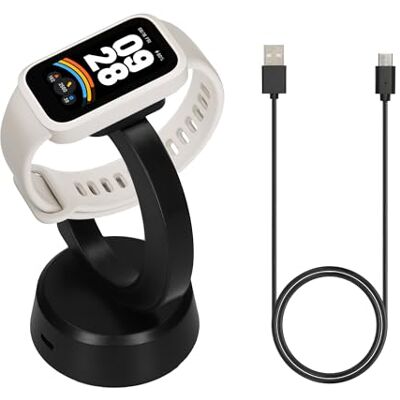 kwmobile Base de carga compatible con Xiaomi Mi Band 10/9 / 8 / 8Pro / Redmi Watch 3 Active Base Soporte para Cargar Smartwatch con Imán Con Cable Largo de 100 cm negro kwmobile Base de carga compatible con Xiaomi Mi Band 10/9 / 8 / 8Pro / Redmi Watch 3 Active Base Soporte para Cargar Smartwatch con Imán Con Cable Largo de 100 cm negro