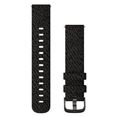 Garmin Pulsera Vibrante, Estilo 20 mm, Tejido Negro/Gris, Hebilla de Gunmetal Garmin Pulsera Vibrante, Estilo 20 mm, Tejido Negro/Gris, Hebilla de Gunmetal