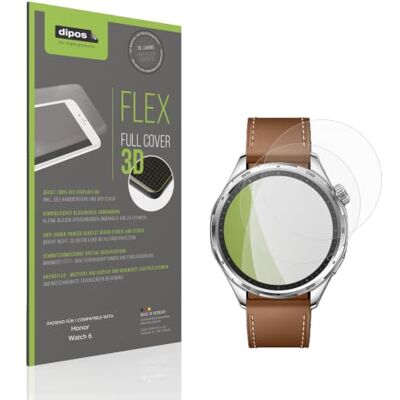 dipos FLEX 2x Protector de Pantalla mate para Honor Watch 6 dipos FLEX 2x Protector de Pantalla mate para Honor Watch 6