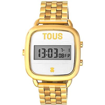 TOUS Watches d-Logo Reloj para Mujer Digital de Cuarzo con Brazalete de Acero Inoxidable 200351022 TOUS Watches d-Logo Reloj para Mujer Digital de Cuarzo con Brazalete de Acero Inoxidable 200351022
