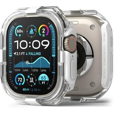 Ringke Fusion Bumper Diseñado para Funda Apple Watch Ultra 3/2/1 (49 mm) Protector Ligera y Elegante de Doble Capa White Ringke Fusion Bumper Diseñado para Funda Apple Watch Ultra 3/2/1 (49 mm) Protector Ligera y Elegante de Doble Capa White