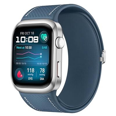 Huawei Watch D2, Pantalla AMOLED de 1,82", Monitorización en Tiempo Real de la Presión Arterial, ECG, Monitorización Exhaustiva del Sueño, SpO2, Asistencia Sanitaria Familiar, Llamadas, GPS, Azul Huawei Watch D2, Pantalla AMOLED de 1,82", Monitorización en Tiempo Real de la Presión Arterial, ECG, Monitorización Exhaustiva del Sueño, SpO2, Asistencia Sanitaria Familiar, Llamadas, GPS, Azul