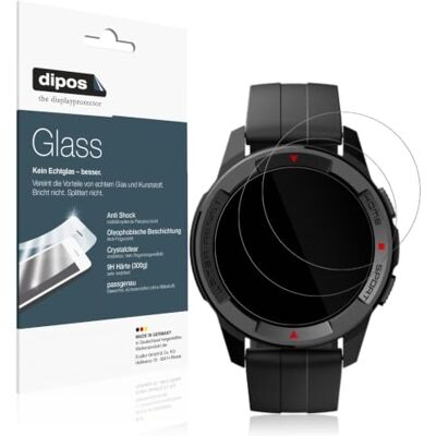 dipos 2x Protector de Pantalla 9H claro para Mibro Watch X1 Transparente, no se rompe ni astilla, no es cristal, antigolpes, antiarañazos, sin burbujas, apto para fundas, autoadhesivo dipos 2x Protector de Pantalla 9H claro para Mibro Watch X1 Transparente, no se rompe ni astilla, no es cristal, antigolpes, antiarañazos, sin burbujas, apto para fundas, autoadhesivo