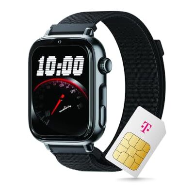Deutsche Telekom Reloj Inteligente SaveWatch 2 SaveWatch 2 Noche Negra, Negro con Pulsera Textil Deutsche Telekom Reloj Inteligente SaveWatch 2 SaveWatch 2 Noche Negra, Negro con Pulsera Textil
